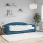 vidaXL Tagesbett mit Matratze Blau 80x200 cm Samt vidaXL Tagesbett mit Matratze Blau 80x200 cm Samt