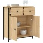 vidaXL Sideboard Sonoma-Eiche 70x30x80 cm Holzwerkstoff vidaXL Sideboard Sonoma-Eiche 70x30x80 cm Holzwerkstoff