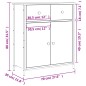 vidaXL Sideboard Sonoma-Eiche 70x30x80 cm Holzwerkstoff vidaXL Sideboard Sonoma-Eiche 70x30x80 cm Holzwerkstoff