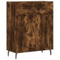 vidaXL Highboard Räuchereiche 69,5x34x180 cm Holzwerkstoff vidaXL Highboard Räuchereiche 69,5x34x180 cm Holzwerkstoff