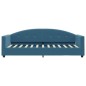 vidaXL Tagesbett mit Matratze Blau 80x200 cm Samt vidaXL Tagesbett mit Matratze Blau 80x200 cm Samt