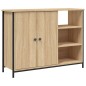 vidaXL Sideboard Sonoma-Eiche 100x33x75 cm Holzwerkstoff vidaXL Sideboard Sonoma-Eiche 100x33x75 cm Holzwerkstoff