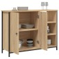 vidaXL Sideboard Sonoma-Eiche 100x33x75 cm Holzwerkstoff vidaXL Sideboard Sonoma-Eiche 100x33x75 cm Holzwerkstoff