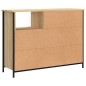 vidaXL Sideboard Sonoma-Eiche 100x33x75 cm Holzwerkstoff vidaXL Sideboard Sonoma-Eiche 100x33x75 cm Holzwerkstoff