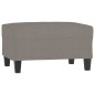 vidaXL 4-tlg. Sofagarnitur mit Kissen Taupe Stoff vidaXL 4-tlg. Sofagarnitur mit Kissen Taupe Stoff