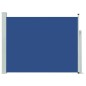 vidaXL Ausziehbare Seitenmarkise 140×500 cm Blau vidaXL Ausziehbare Seitenmarkise 140×500 cm Blau