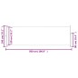 vidaXL Ausziehbare Seitenmarkise 140×500 cm Blau vidaXL Ausziehbare Seitenmarkise 140×500 cm Blau