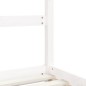 vidaXL Kinderbett Weiß 2x(70x140) cm Massivholz Kiefer vidaXL Kinderbett Weiß 2x(70x140) cm Massivholz Kiefer
