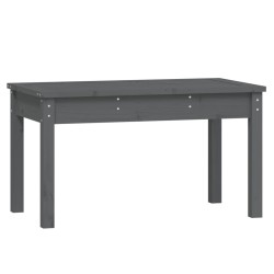 vidaXL Gartenbank Grau 80x44x45 cm Massivholz Kiefer