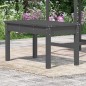 vidaXL Gartenbank Grau 80x44x45 cm Massivholz Kiefer vidaXL Gartenbank Grau 80x44x45 cm Massivholz Kiefer