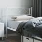vidaXL Kopfteil Metall Weiß 75 cm vidaXL Kopfteil Metall Weiß 75 cm