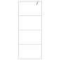 vidaXL Duschwand für Begehbare Dusche Weiß 80x195 cm ESG-Klarglas vidaXL Duschwand für Begehbare Dusche Weiß 80x195 cm ESG-Klarglas