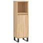 vidaXL 3-tlg. Badmöbel-Set Sonoma-Eiche Holzwerkstoff vidaXL 3-tlg. Badmöbel-Set Sonoma-Eiche Holzwerkstoff