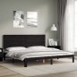 vidaXL Massivholzbett mit Kopfteil Schwarz 200x200 cm vidaXL Massivholzbett mit Kopfteil Schwarz 200x200 cm