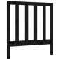 vidaXL Massivholzbett mit Kopfteil Schwarz 90x200 cm vidaXL Massivholzbett mit Kopfteil Schwarz 90x200 cm