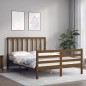 vidaXL Massivholzbett mit Kopfteil Honigbraun 140x200 cm vidaXL Massivholzbett mit Kopfteil Honigbraun 140x200 cm