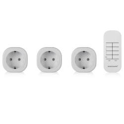 Smartwares Mini Schalter-Set für Innenräume 8 x 5,5 x 5,5 cm Weiß