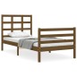 vidaXL Massivholzbett mit Kopfteil Honigbraun 90x200 cm vidaXL Massivholzbett mit Kopfteil Honigbraun 90x200 cm