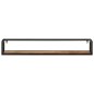 vidaXL Wandregale 2 Stk. 110x17x17 cm Massivholz Akazie und Eisen vidaXL Wandregale 2 Stk. 110x17x17 cm Massivholz Akazie und Eisen