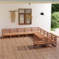 vidaXL 10-tlg. Garten-Lounge-Set Massivholz Kiefer vidaXL 10-tlg. Garten-Lounge-Set Massivholz Kiefer