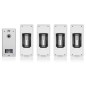 Smartwares Video-Gegensprechanlage für 4 Wohnungen 20,5x8,6x2,1cm Weiß Smartwares Video-Gegensprechanlage für 4 Wohnungen 20,5x8,6x2,1cm Weiß