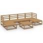 vidaXL 7-tlg. Garten-Lounge-Set Massivholz Kiefer vidaXL 7-tlg. Garten-Lounge-Set Massivholz Kiefer