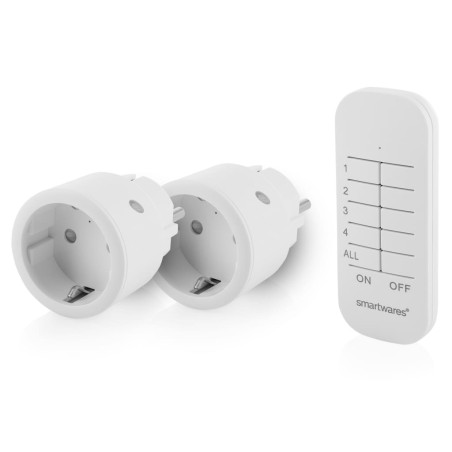Smartwares Funk-Schalter-Set 6 x 5 x 5 cm Weiß