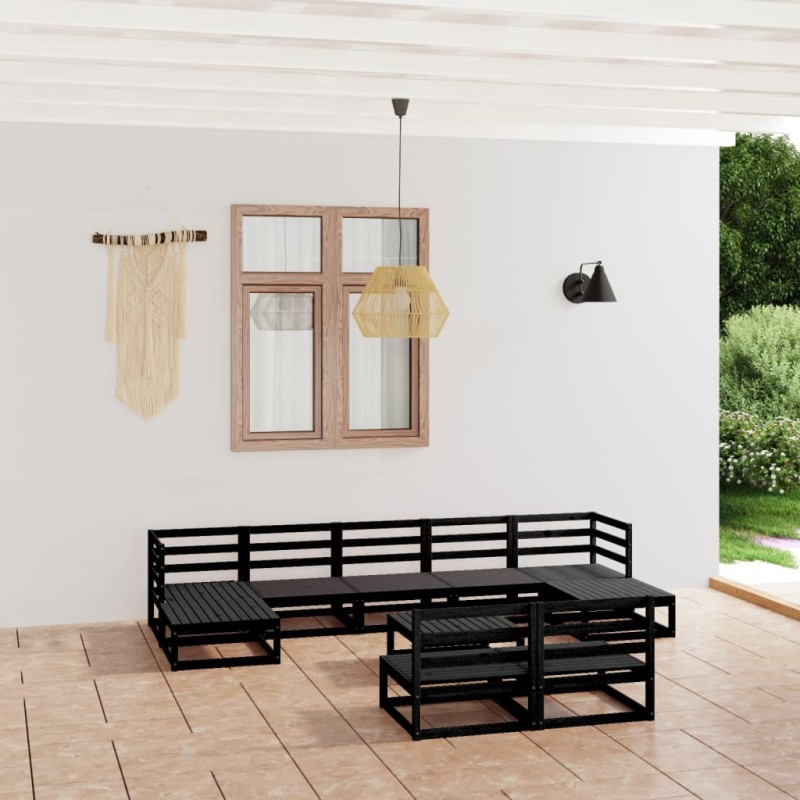vidaXL 10-tlg. Garten-Lounge-Set Massivholz Kiefer vidaXL 10-tlg. Garten-Lounge-Set Massivholz Kiefer