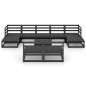 vidaXL 10-tlg. Garten-Lounge-Set Massivholz Kiefer vidaXL 10-tlg. Garten-Lounge-Set Massivholz Kiefer