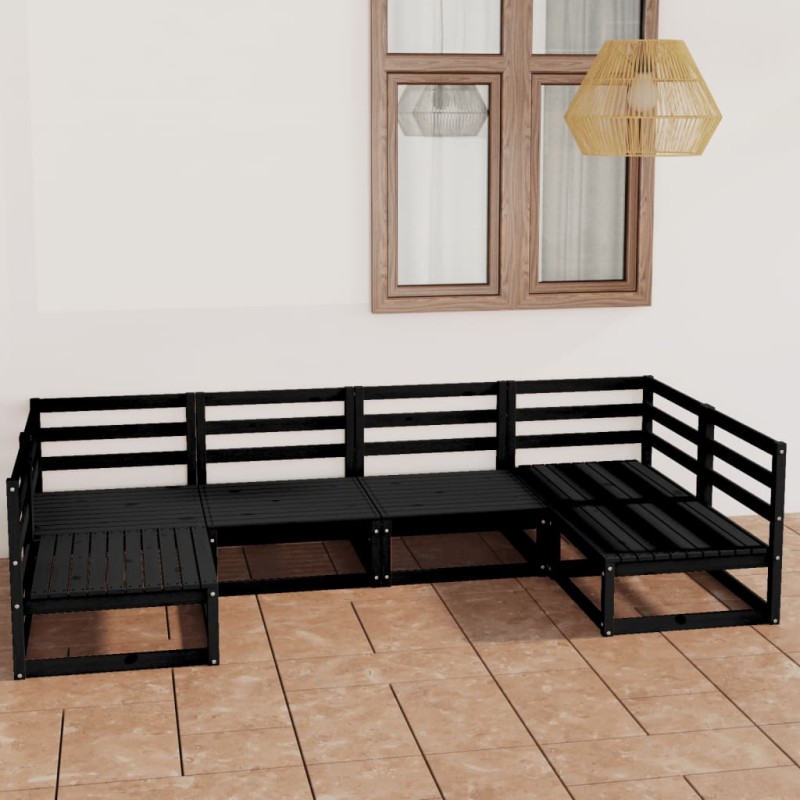 vidaXL 6-tlg. Garten-Lounge-Set Massivholz Kiefer vidaXL 6-tlg. Garten-Lounge-Set Massivholz Kiefer