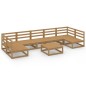 vidaXL 8-tlg. Garten-Lounge-Set Massivholz Kiefer vidaXL 8-tlg. Garten-Lounge-Set Massivholz Kiefer