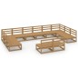 vidaXL 12-tlg. Garten-Lounge-Set Massivholz Kiefer vidaXL 12-tlg. Garten-Lounge-Set Massivholz Kiefer