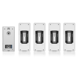 Smartwares Audio-Türsprechanlage für 4 Wohnungen 20,5x8,6x2,1 cm Weiß