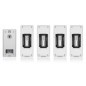 Smartwares Audio-Türsprechanlage für 4 Wohnungen 20,5x8,6x2,1 cm Weiß Smartwares Audio-Türsprechanlage für 4 Wohnungen 20,5x8,6x2,1 cm Weiß