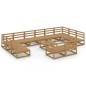 vidaXL 13-tlg. Garten-Lounge-Set Massivholz Kiefer vidaXL 13-tlg. Garten-Lounge-Set Massivholz Kiefer