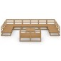 vidaXL 13-tlg. Garten-Lounge-Set Massivholz Kiefer vidaXL 13-tlg. Garten-Lounge-Set Massivholz Kiefer