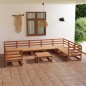 vidaXL 10-tlg. Garten-Lounge-Set Massivholz Kiefer vidaXL 10-tlg. Garten-Lounge-Set Massivholz Kiefer