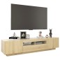 vidaXL TV-Schrank mit LED-Leuchten Sonoma-Eiche 180x35x40 cm vidaXL TV-Schrank mit LED-Leuchten Sonoma-Eiche 180x35x40 cm