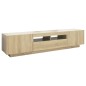 vidaXL TV-Schrank mit LED-Leuchten Sonoma-Eiche 180x35x40 cm vidaXL TV-Schrank mit LED-Leuchten Sonoma-Eiche 180x35x40 cm