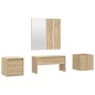 vidaXL Flurmöbel-Set Sonoma-Eiche Holzwerkstoff vidaXL Flurmöbel-Set Sonoma-Eiche Holzwerkstoff