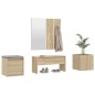 vidaXL Flurmöbel-Set Sonoma-Eiche Holzwerkstoff vidaXL Flurmöbel-Set Sonoma-Eiche Holzwerkstoff