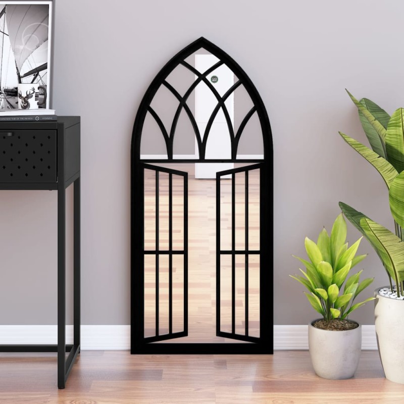 vidaXL Spiegel Schwarz 100x45 cm Eisen für Innenbereich vidaXL Spiegel Schwarz 100x45 cm Eisen für Innenbereich
