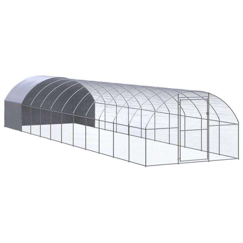 vidaXL Outdoor-Hühnerstall 3x12x2 m Verzinkter Stahl vidaXL Outdoor-Hühnerstall 3x12x2 m Verzinkter Stahl