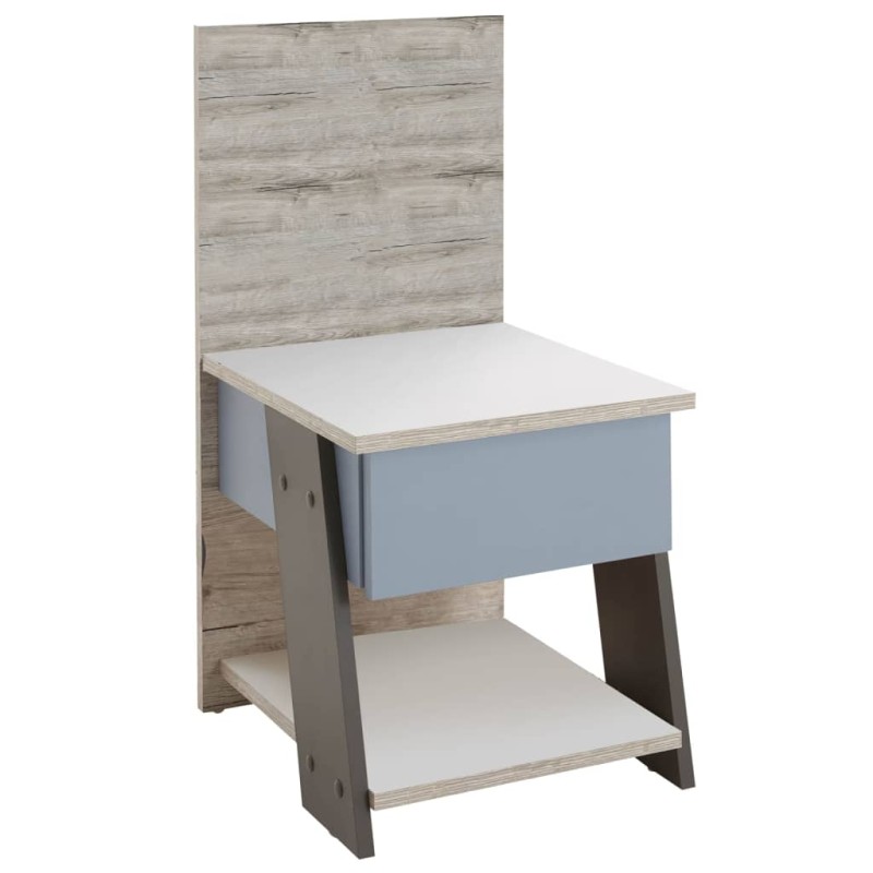 FMD Nachttisch mit 1 Schublade 34,2x39x69 cm Sandeiche-Optik FMD Nachttisch mit 1 Schublade 34,2x39x69 cm Sandeiche-Optik