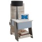 FMD Nachttisch mit 1 Schublade 34,2x39x69 cm Sandeiche-Optik FMD Nachttisch mit 1 Schublade 34,2x39x69 cm Sandeiche-Optik