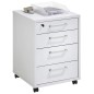 FMD Rollcontainer 48x49,5x65,5 cm Weiß FMD Rollcontainer 48x49,5x65,5 cm Weiß
