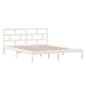 vidaXL Massivholzbett Weiß 120x190 cm vidaXL Massivholzbett Weiß 120x190 cm