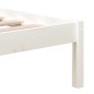 vidaXL Massivholzbett Weiß 120x190 cm vidaXL Massivholzbett Weiß 120x190 cm