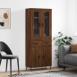 vidaXL Highboard Braun Eichen-Optik 69,5x34x180 cm Holzwerkstoff vidaXL Highboard Braun Eichen-Optik 69,5x34x180 cm Holzwerkstoff