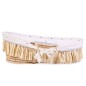 CHILDHOME Moseskorb Raffiabast mit Matratze und Bezug Golden CHILDHOME Moseskorb Raffiabast mit Matratze und Bezug Golden